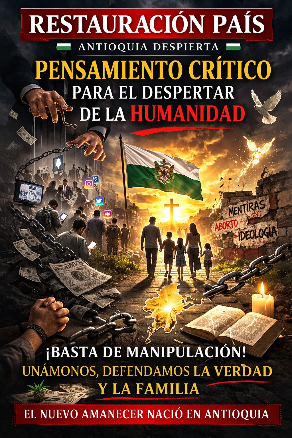 Pensamiento crítico para el despertar de la humanidad: un llamado desde Antioquia